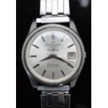 Seiko Sportsmatic Seahorse Calendar 820 gentleman's wristwatch ref. 7625-8961 with date aperture,