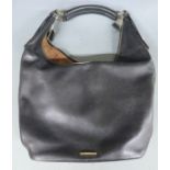 Gucci vintage black leather bag