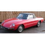 1970 Alfa Romeo Kamm-tail Spider 1750. Purchased by the vendor's late husband in 2015, the vendor