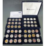 Westminster USA Top Dollar coin collection comprising thirty six silver commemorative one dollar