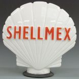 Shellmex vintage glass petrol globe marked to base Webb's Crystal Glass Co. Ltd London, Property