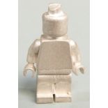 White metal cast lego person, height 4cm, weight 33g