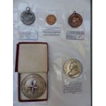 Queen Victoria Jubilee medal with prime ministers names verso, together with a County of Worcester