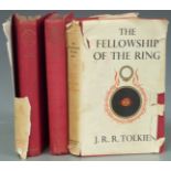 [First Editions] Lord Of The Rings Trilogy by J.R.R. Tolkien comprising The Fellowship of the Ring