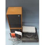 Garrard record player, pair of Wharfedale speakers and a Sinclair 2000 system