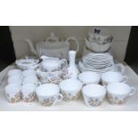 Approximately thirty nine pieces of Aynsley Cottage Garden teaware