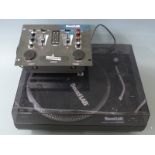 Sound Lab GO56C professional turntable and Sound Lab DSM 15 DJ mixer