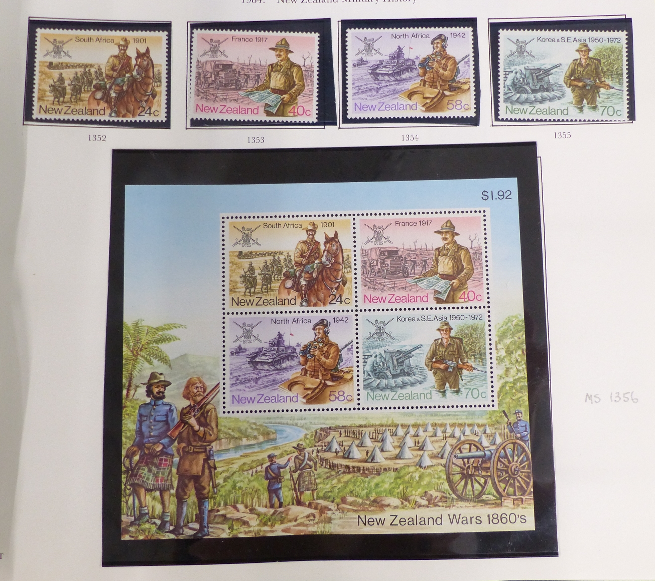 A collection of New Zealand stamps with good range of early and modern issues, many still in - Image 4 of 6