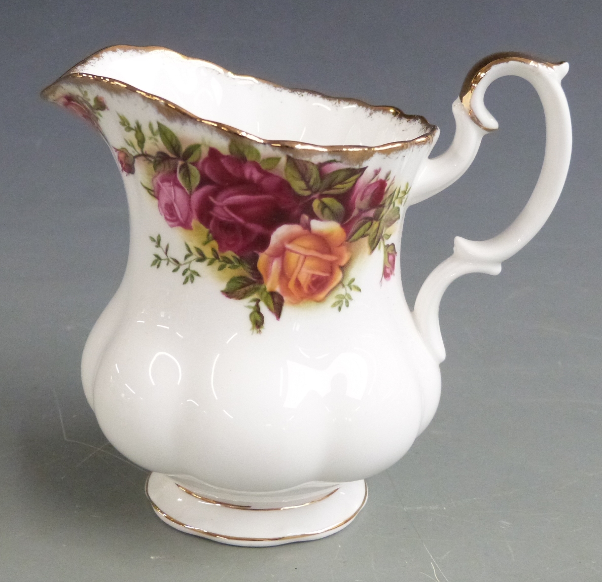 Royal Albert Old Country Roses tea set comprising approximately twenty three pieces, six Edinburgh - Image 2 of 4