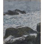 Robert Jones gouache 'From Horse Point, St Agnes, Isles of Scilly', signed and dated 1991 to lower