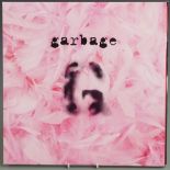 Garbage - Garbage (STNOL 020V), 20th anniversary coloured vinyl edition, records and cover appear