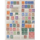 A stockbook of Great Britain mint stamps, early Q.E II and including phosphor and granite issues