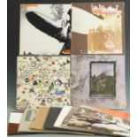 Led Zeppelin - Eleven albums including 1, 2, 3 & 4 (all plum), Houses of the Holy, Physical