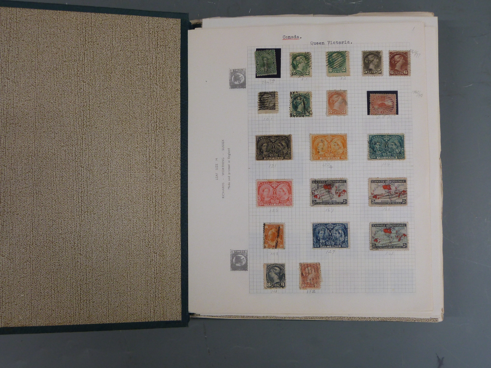 A loose leaf album of Commonwealth stamps plus some foreign stamps, mainly Victoria - George VI - Image 4 of 4