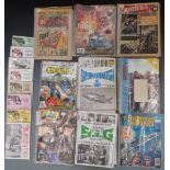 Approximately 92 Sc-fi comics / magazines including Captain Scarlet, Stingray, Cracked,