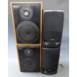 Two sets of stereo speakers Celestion Ditton 121 and Panasonic SB-CH40