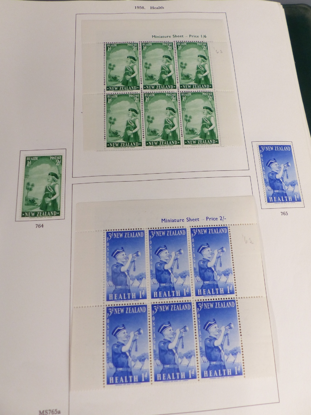 A collection of New Zealand stamps with good range of early and modern issues, many still in - Image 2 of 6