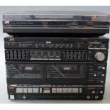 JVC L-E20 record turntable and stereo reciever/cassette player serial no 12014950