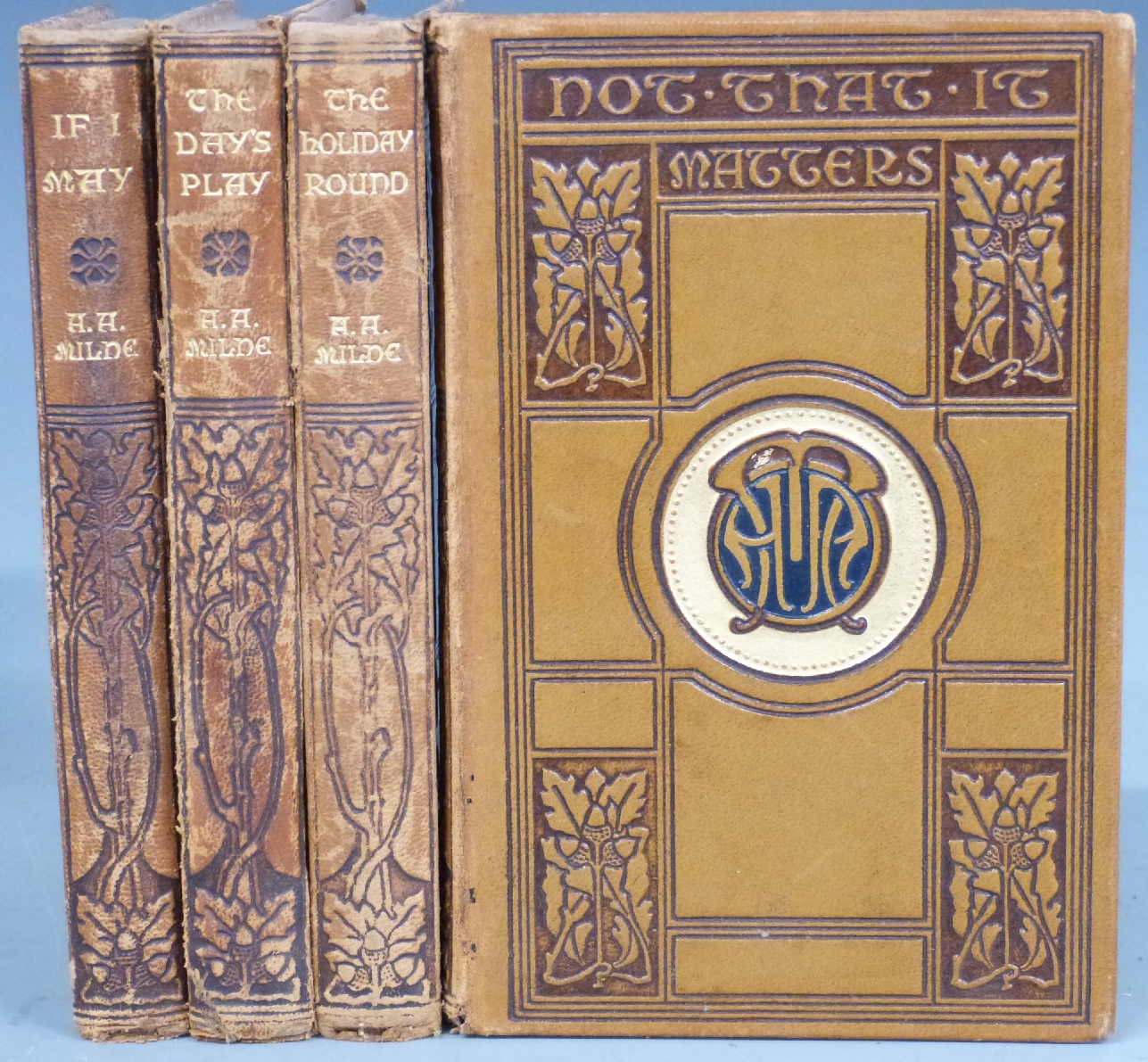 [Bindings] Novels of Joseph Conrad (c.1920s) comprising 19 volumes uniformly bound in leather with a - Image 3 of 4