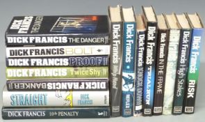 Dick Francis Collection: Knock Down 1974 signed copy, Proof 1984 signed copy, Reflex 1980 signed