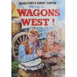 Walt Howarth signed limited edition print Wagon Train Wagon West 10 of 20 with certificate of