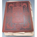 Victorian scrap album containing views, illustrated headpieces, pictorial initial letters &