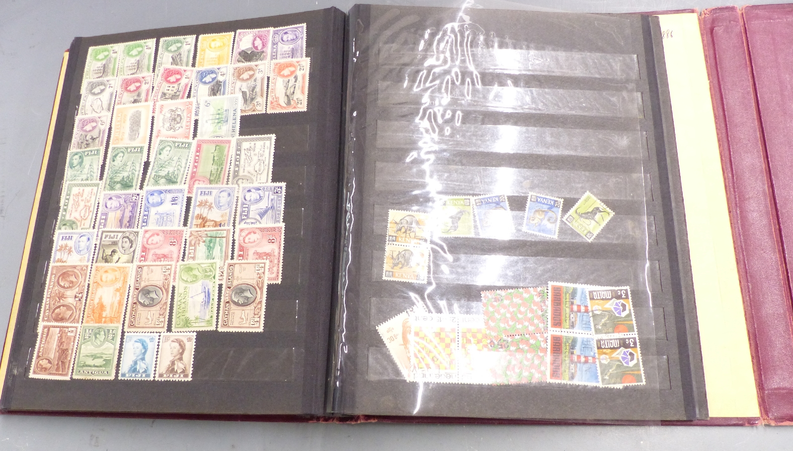 Four small stockbooks and stockcards of Commonwealth stamps, all periods - Image 2 of 3