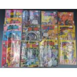 Fourteen DC comics comprising Superman 29 and 36, Super Adventure Comic 11, Mat Man 54 and 73, Bat