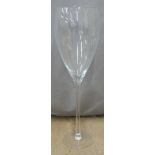 Novelty oversize wine or champagne glass, height 80cm