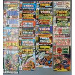 Twenty-five Marvel comics comprising The Thing 9, 12, 13, 15, and 36 x2, Marvel Two-In-One The Thing