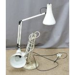 Two vintage Anglepoise or similar desk lamps