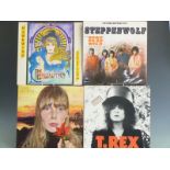 Approximately 60 albums including Steppenwolf, Pink Floyd, Jimi Hendrix, The Rolling Stones, ZZ Top,