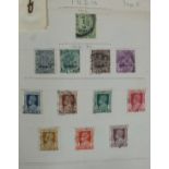An album of all world stamps, includes Kenya, Uganda and Tanganyika 1938-54, mint to 5s