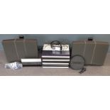 Bang & Olufsen sound system comprising Beogram 5500 turntable, Beomaster 5500, type 6513 speakers,