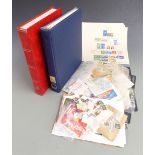 A stockbook of Great Britain (including high redeemable values) and New Zealand stamps and other