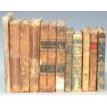 [Sir Walter Scott] The Pirate 1822 in 3 volumes in half leather boards, Maria Edgeworth Popular