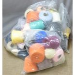 A large collection of yarn/wool