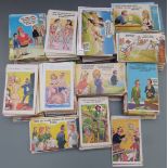 Approximately 1300 humorous, comic and similar postcards including Quip, Pedro, Trow and others