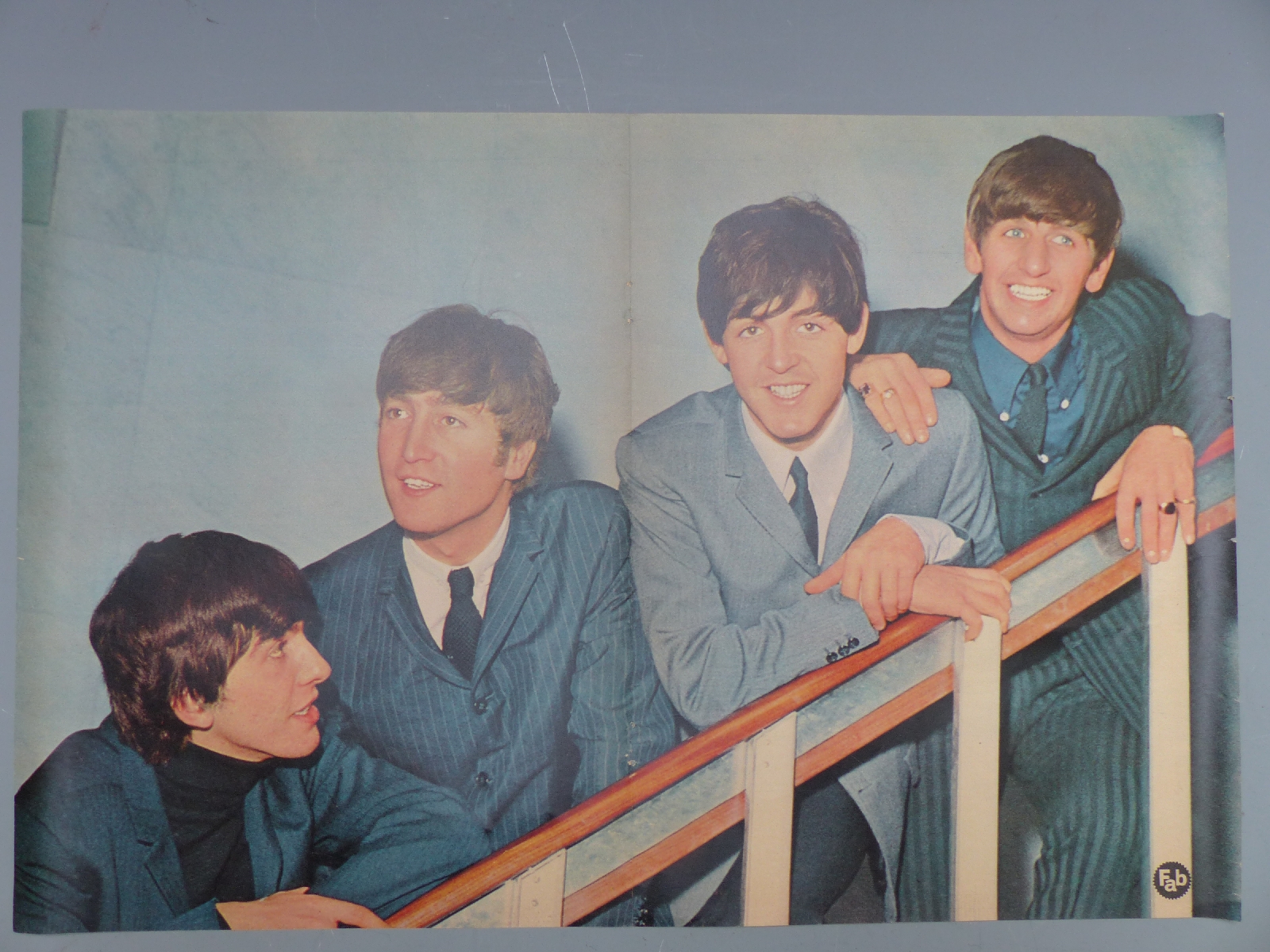 Various Beatles interest magazine cuttings; mostly 26 x 35cm some double pages, many from FAB - Image 5 of 5