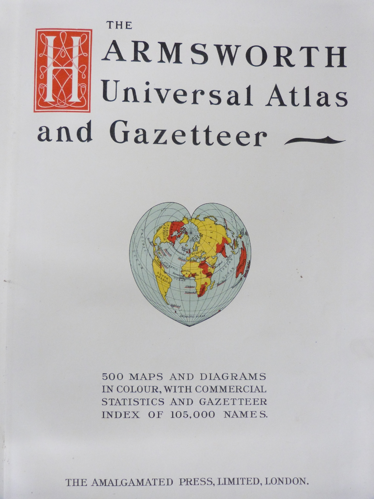 [Maps] The Harmsworth Universal Atlas and Gazetteer with 500 Maps and Diagrams in Colour, with - Image 2 of 3