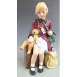 Royal Doulton The Girl Evacuee figure HN3203, with certificate, H 20cm