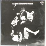 Family - Family Entertainment (RSLP 6340) with unused poster, record and cover at least VG