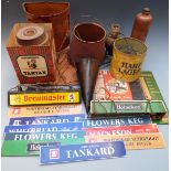 Quantity of breweriana and collectables including Underberg thermometer, Guinness board, lampshades,