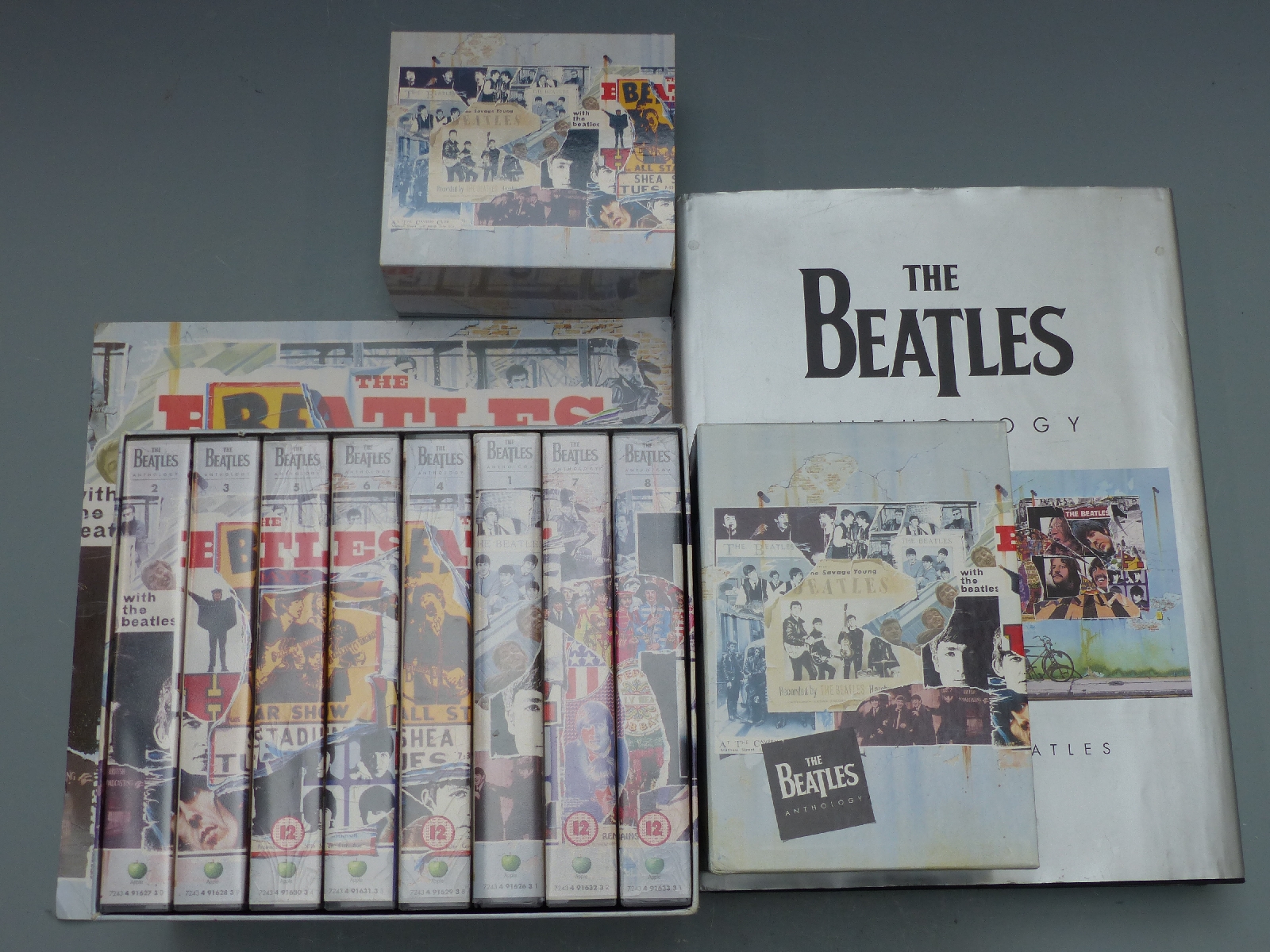 The Beatles - anthology  book, DVDs, CDs and videos