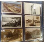 Album of approximately 300 postcards including Leamington, Dartmouth, Moreton-in-Marsh, ferries,
