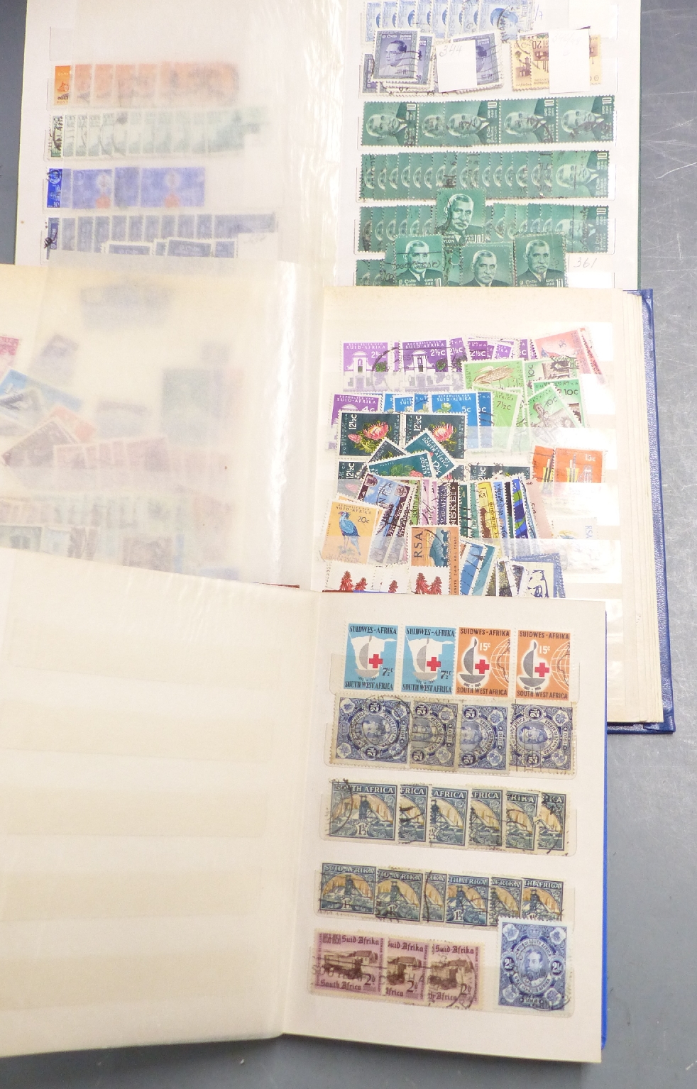 Four small stockbooks and stockcards of Commonwealth stamps, all periods - Image 3 of 3