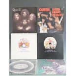 Queen - Queen 2 (EMA767), with inner, BLAIR run out, Sheer Heart Attack (EMC3061) with inner. A
