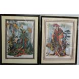 J.C.G. Illingworth two signed limited edition prints one 'The Longest Night' (110/275) the other '