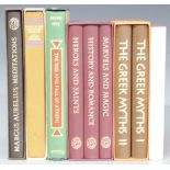 [Folio Society] British Myths And Legends comprising 3 volumes in gilt illustrated bindings &