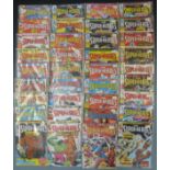 Over 30 Marvel The Super-Heroes comics various numbers from 1-48.